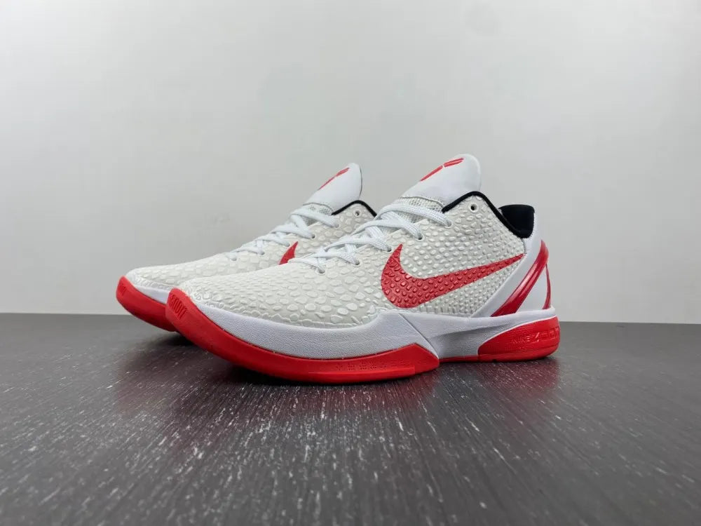 Kobe 6 Protro White Red - Hình 18