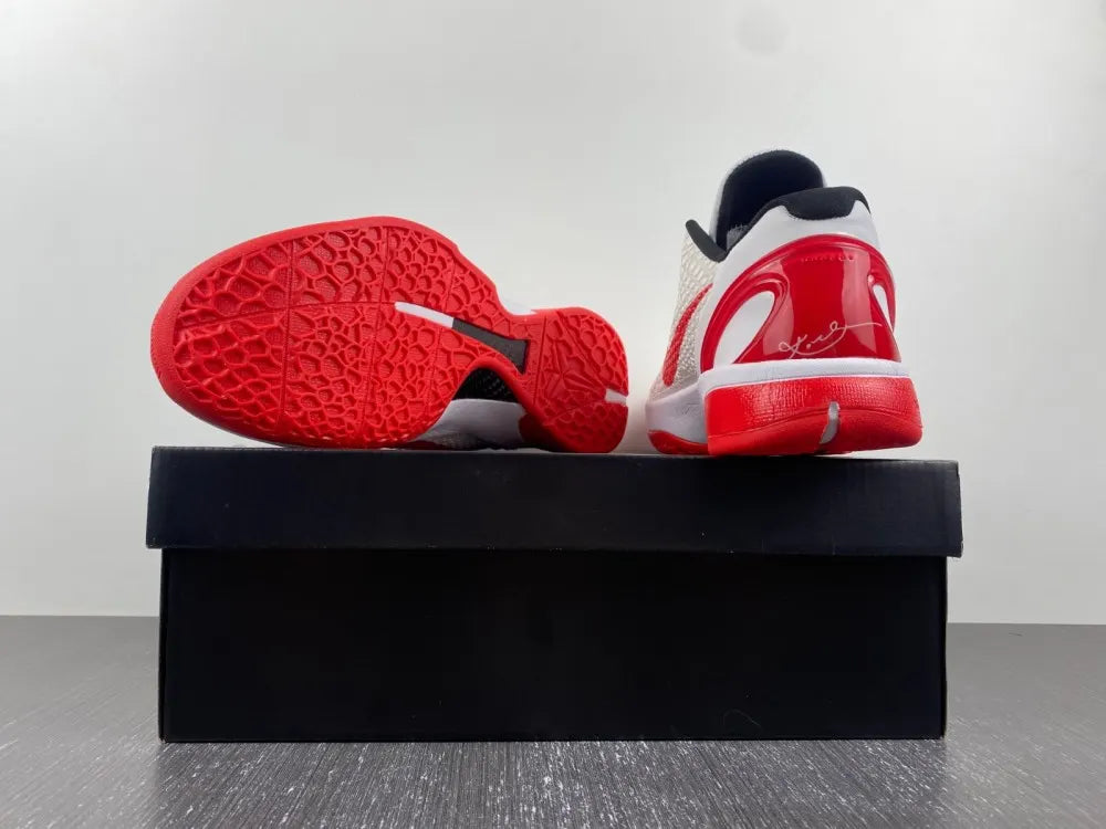 Kobe 6 Protro White Red - Hình 3