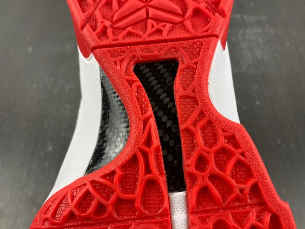Kobe 6 Protro White Red - Hình 6