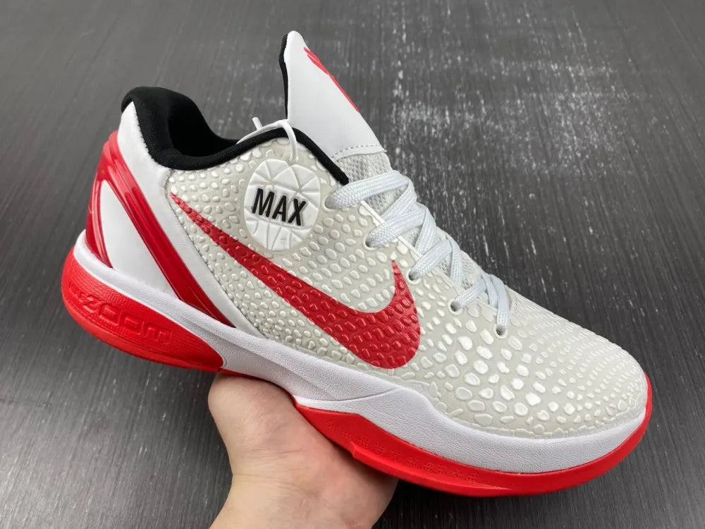 Kobe 6 Protro White Red - Hình 14