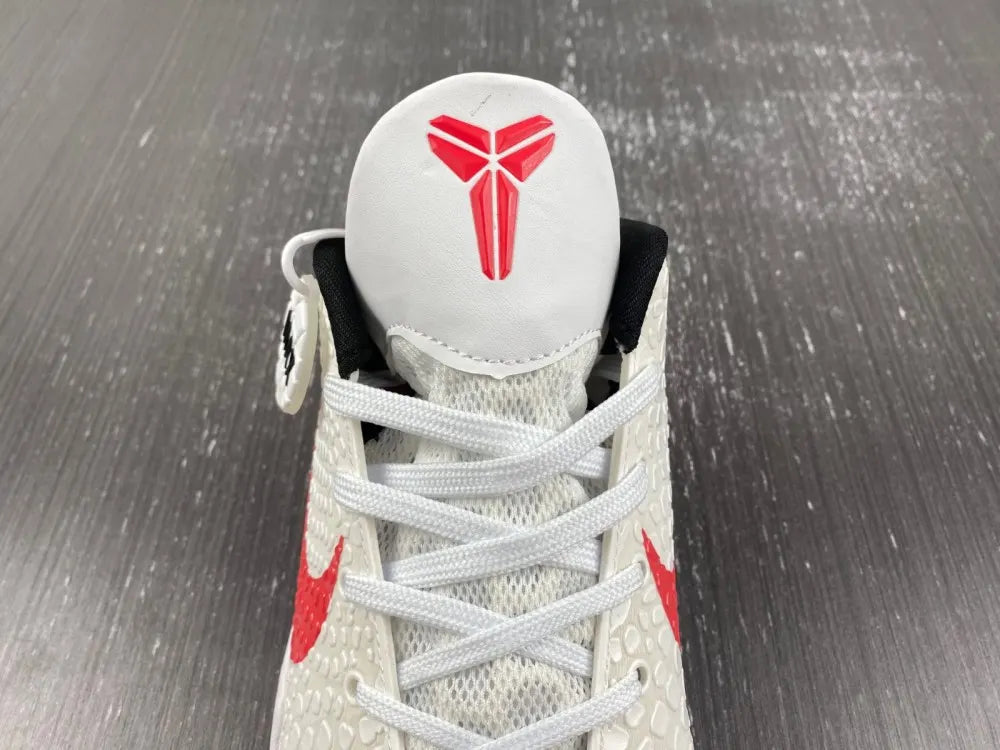 Kobe 6 Protro White Red - Hình 12