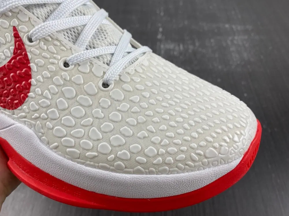 Kobe 6 Protro White Red - Hình 15
