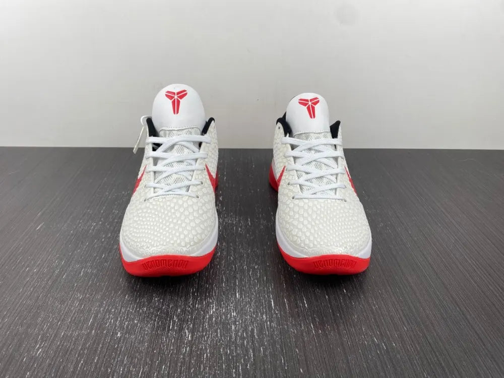 Kobe 6 Protro White Red - Hình 17