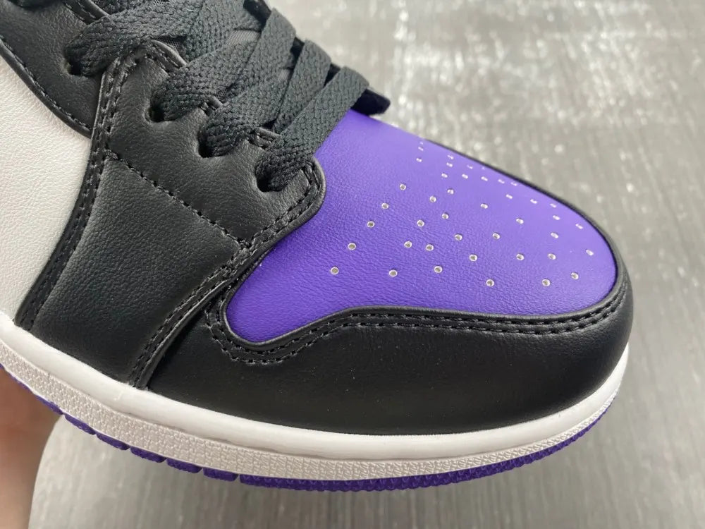 Air Jordan 1 Low Purple/Black - Hình 12