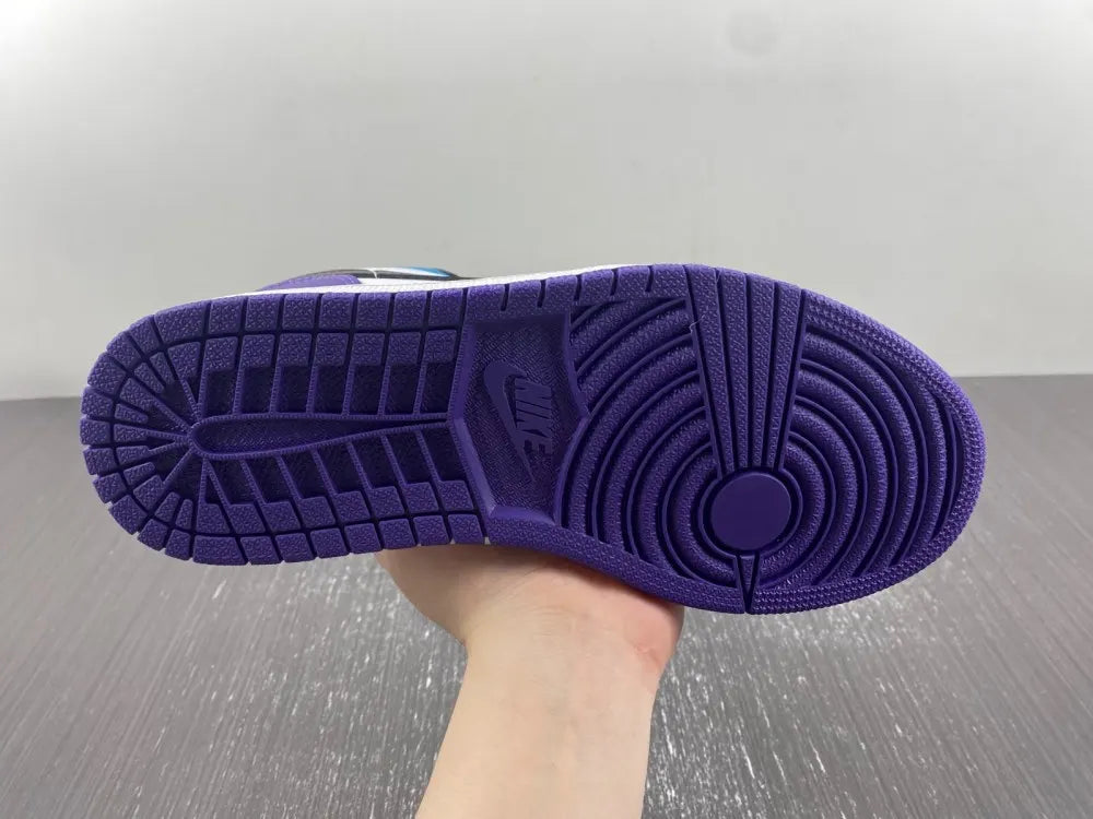 Air Jordan 1 Low Purple/Black - Hình 5