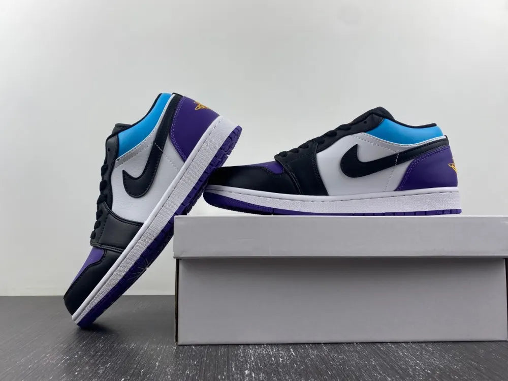 Air Jordan 1 Low Purple/Black - Hình 6
