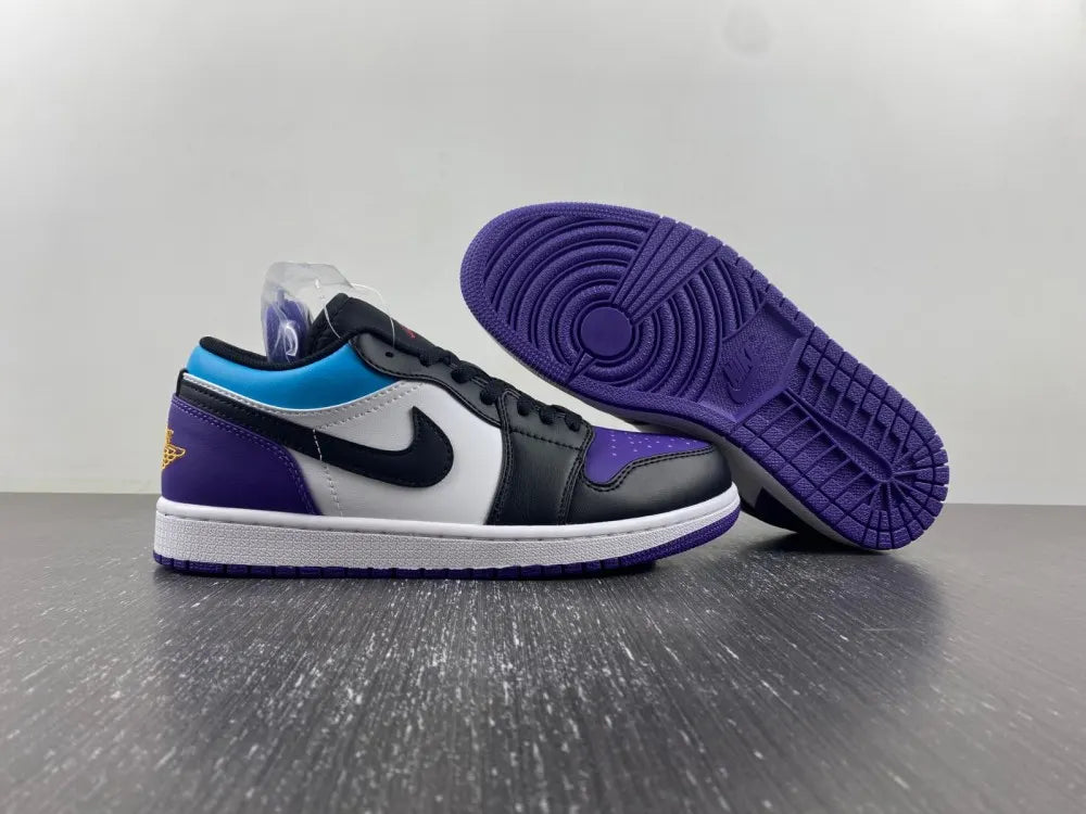 Air Jordan 1 Low Purple/Black - Hình 14
