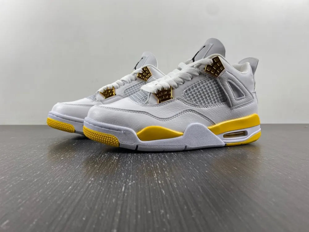 Air Jordan 4 White/Yellow - Hình 11