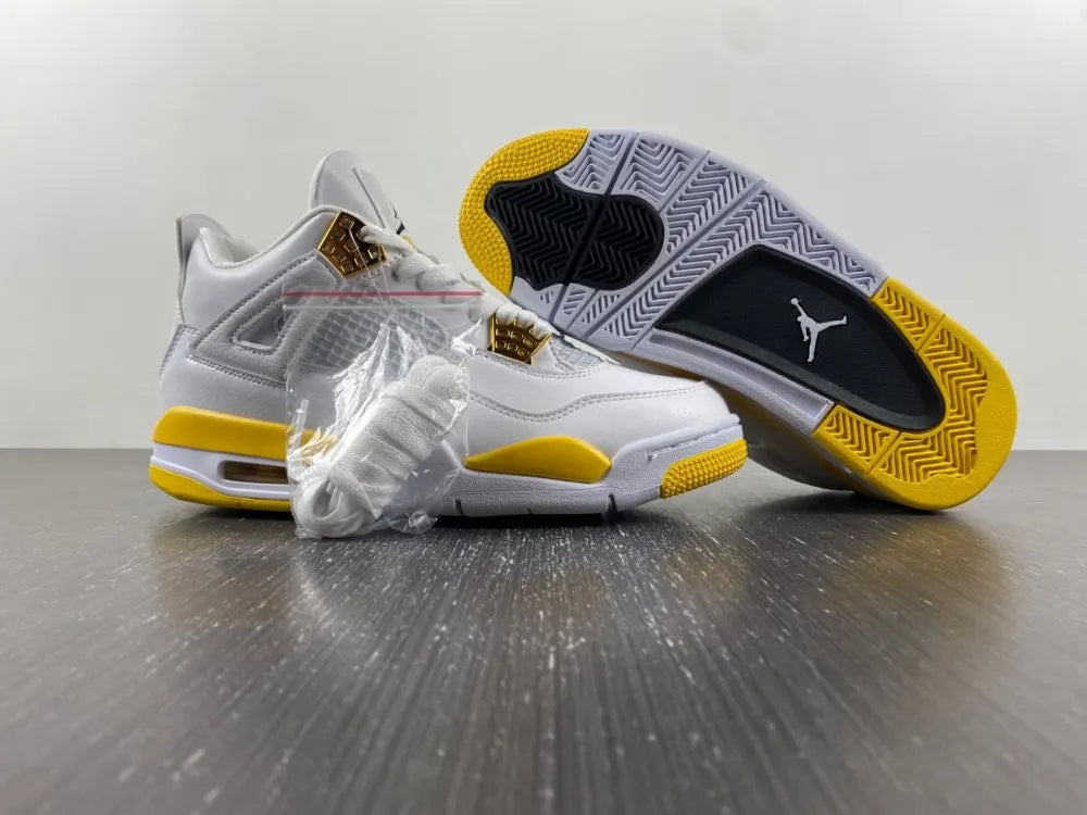 Air Jordan 4 White/Yellow - Hình 10
