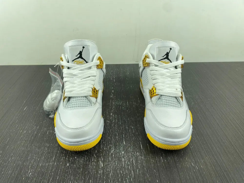 Air Jordan 4 White/Yellow - Hình 14