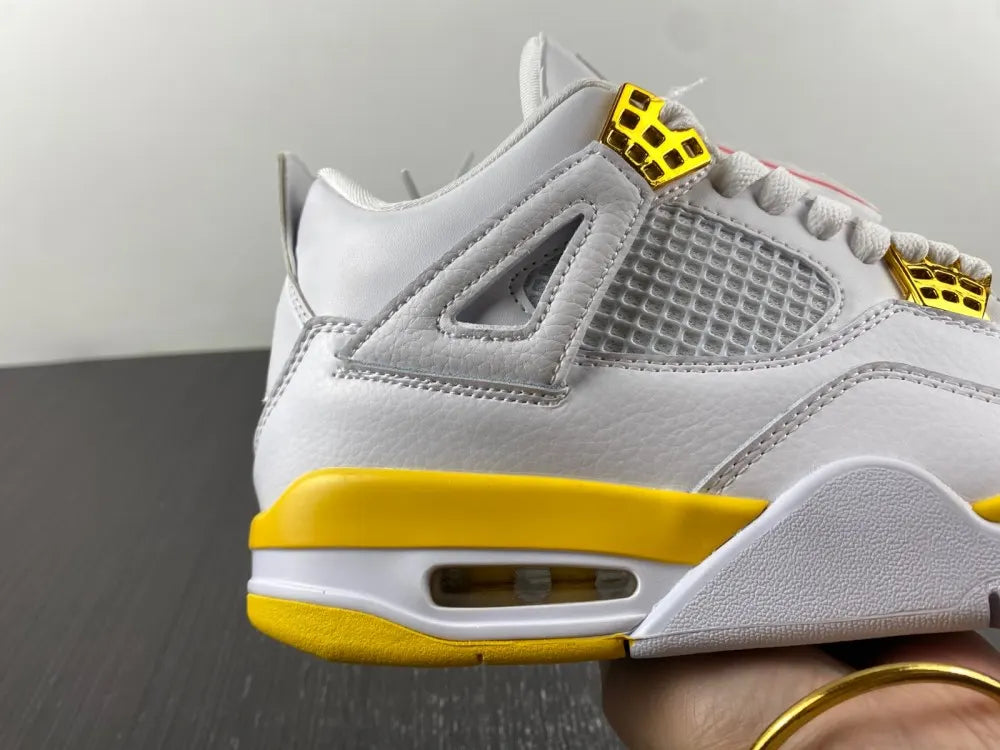 Air Jordan 4 White/Yellow - Hình 7