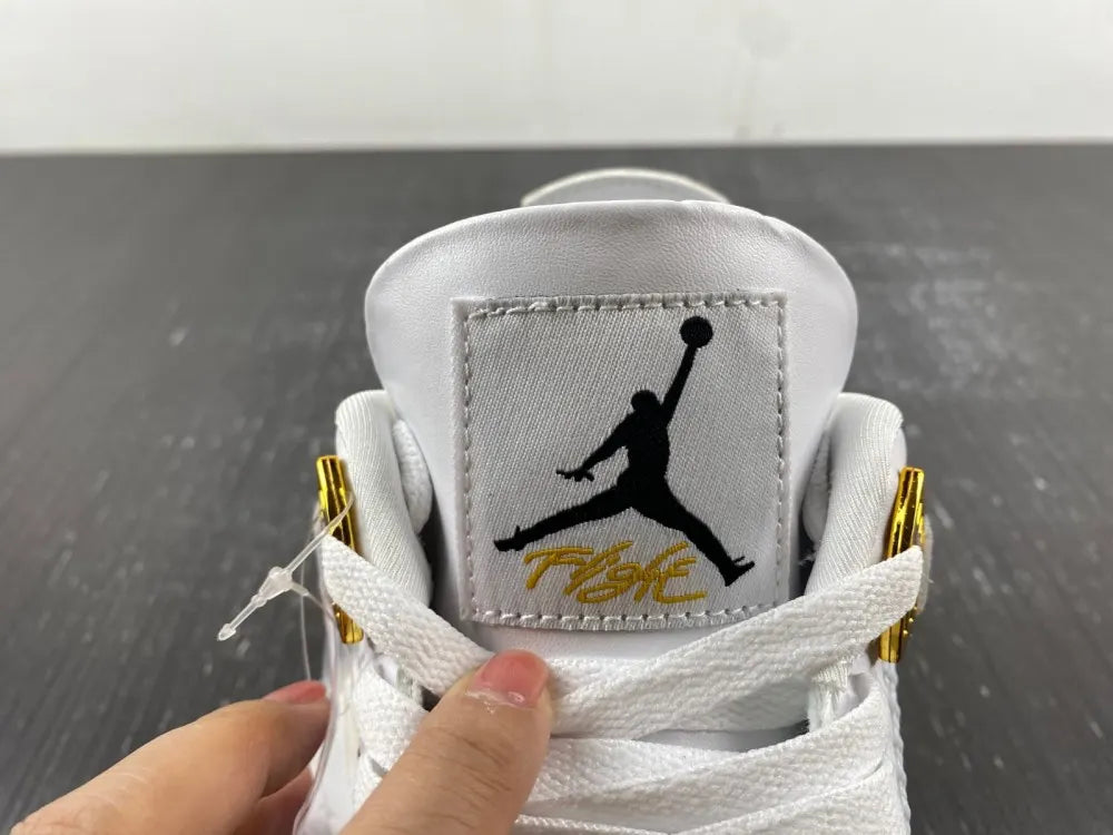 Air Jordan 4 White/Yellow - Hình 9