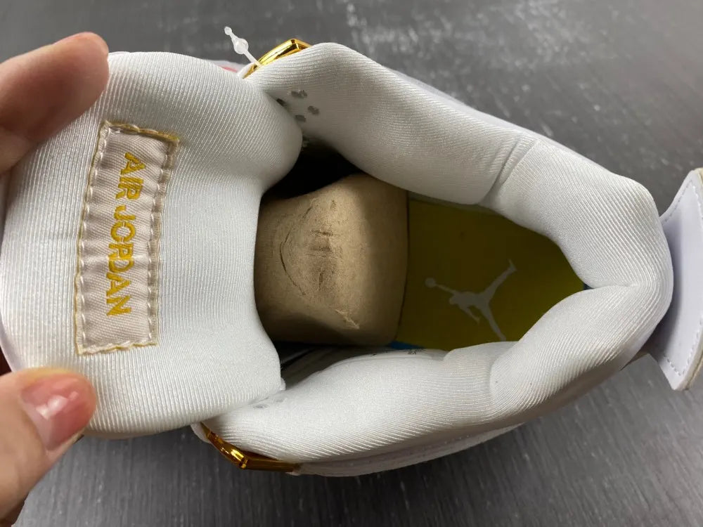 Air Jordan 4 White/Yellow - Hình 13