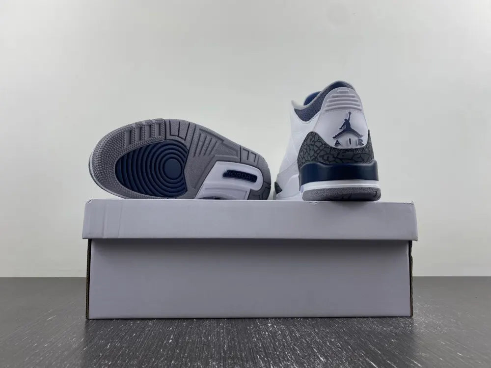 Air Jordan 3 White/Royal - Hình 11