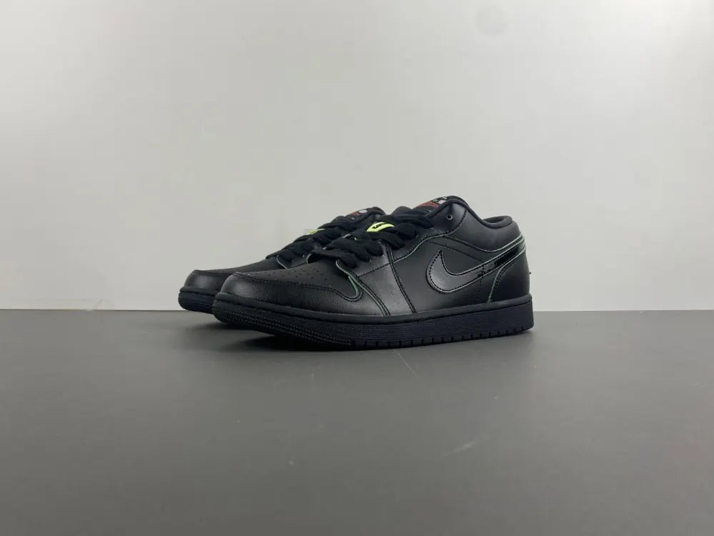 premium Air Jordan 1 Low Black Mint - Hình 5
