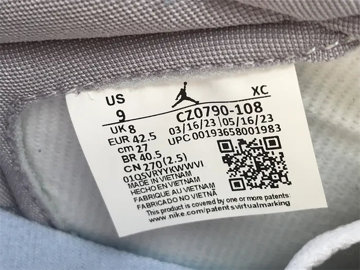 Air Jordan 1 Low UNC Grey - Hình 17