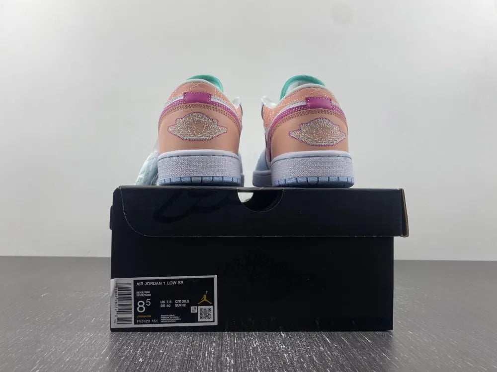 sky Air Jordan 1 Low Pastel - Hình 11