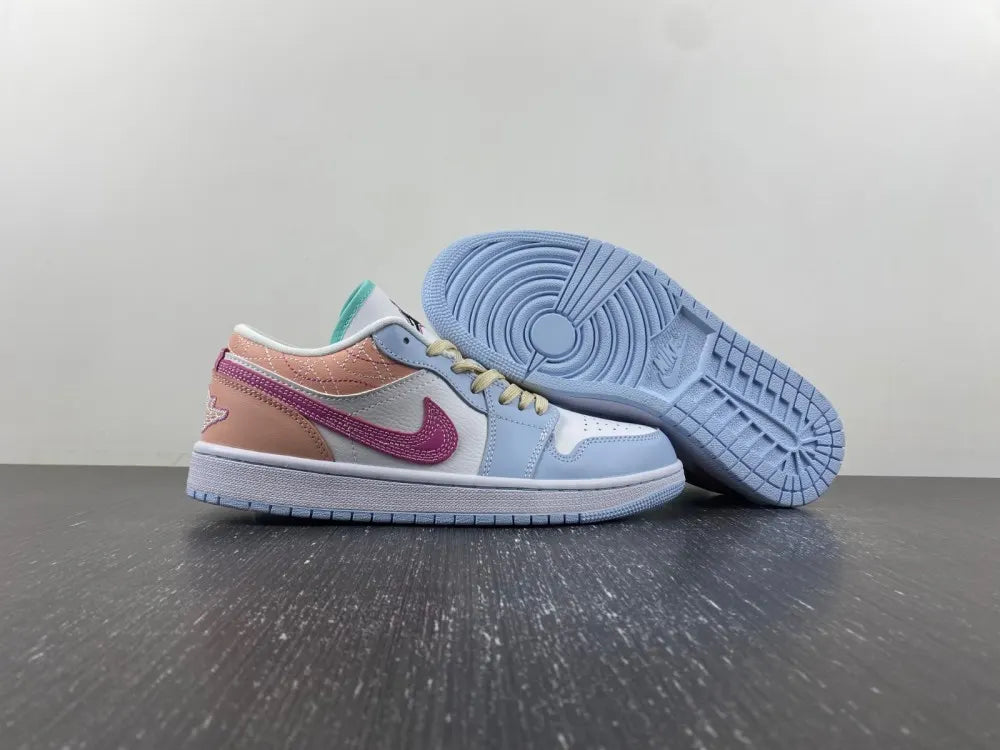 sky Air Jordan 1 Low Pastel - Hình 8