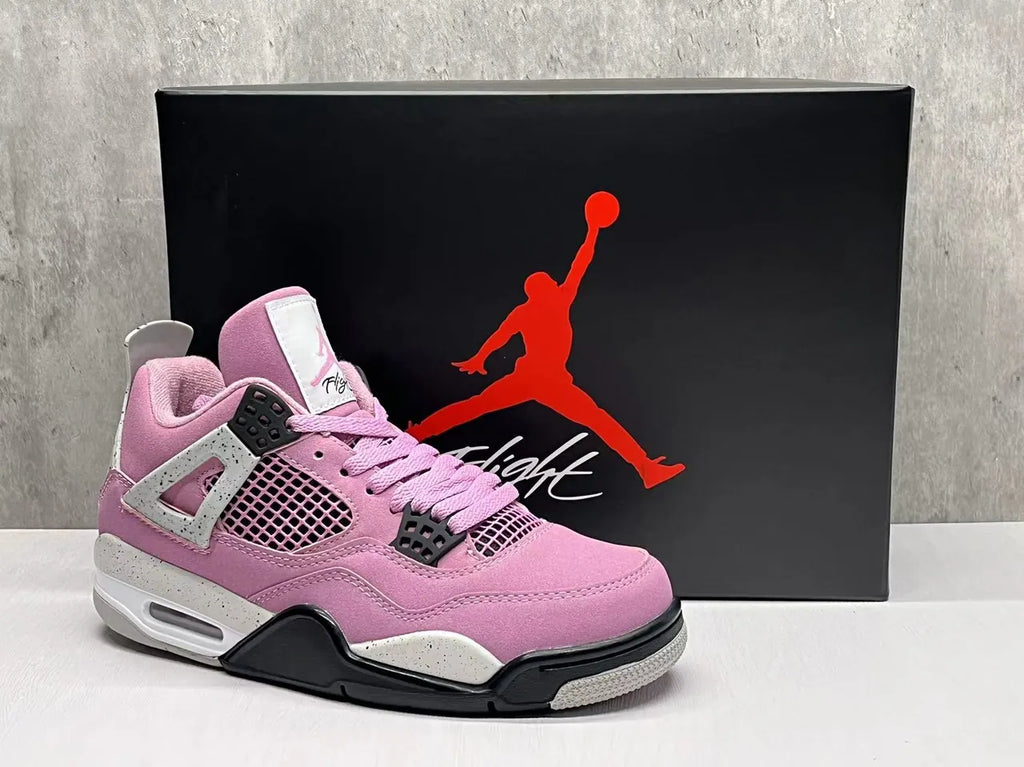 Air Jordan 4 Pink Suede