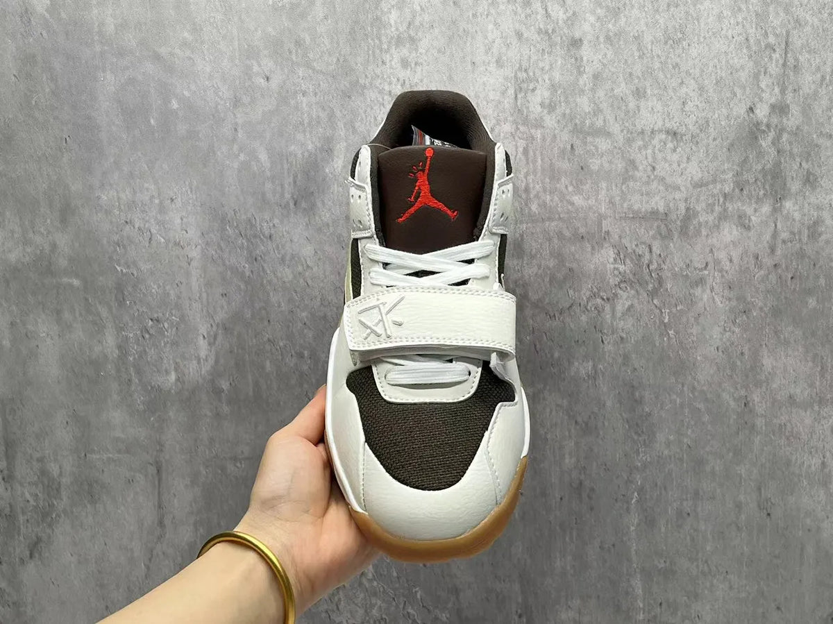 Travis Scott Jordan Trainer Brown/White - Hình 8