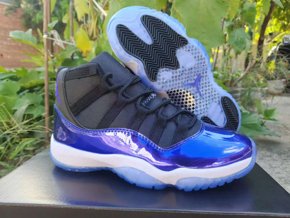 Air Jordan 11 Retro Black Blue - Hình 2