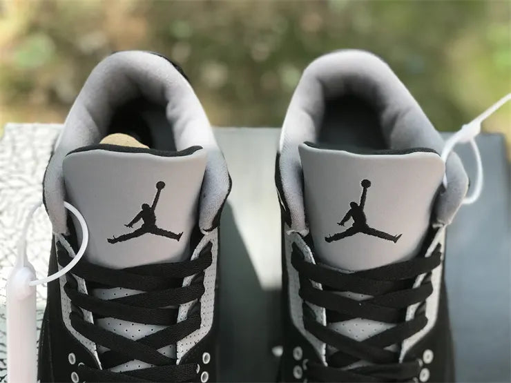 retro classic Air Jordan 3 Black Cement - Hình 7