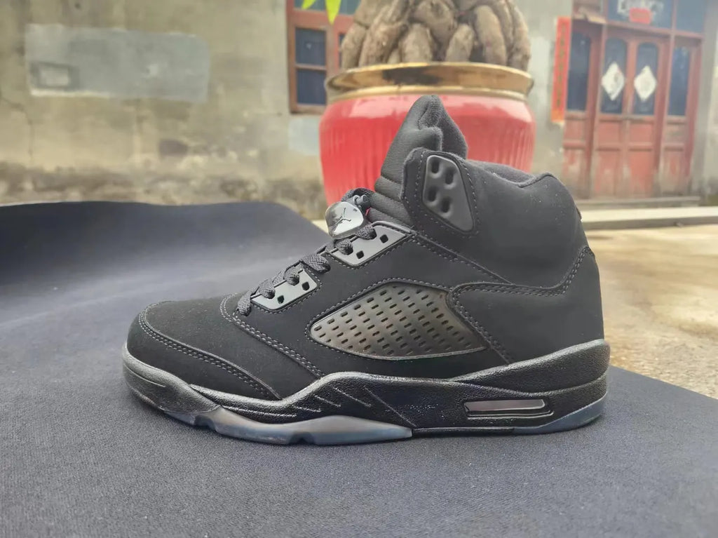Air Jordan 5 Stealth Black - Hình 5