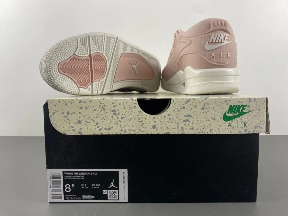 Jordan Pink/White Sneaker - Hình 3