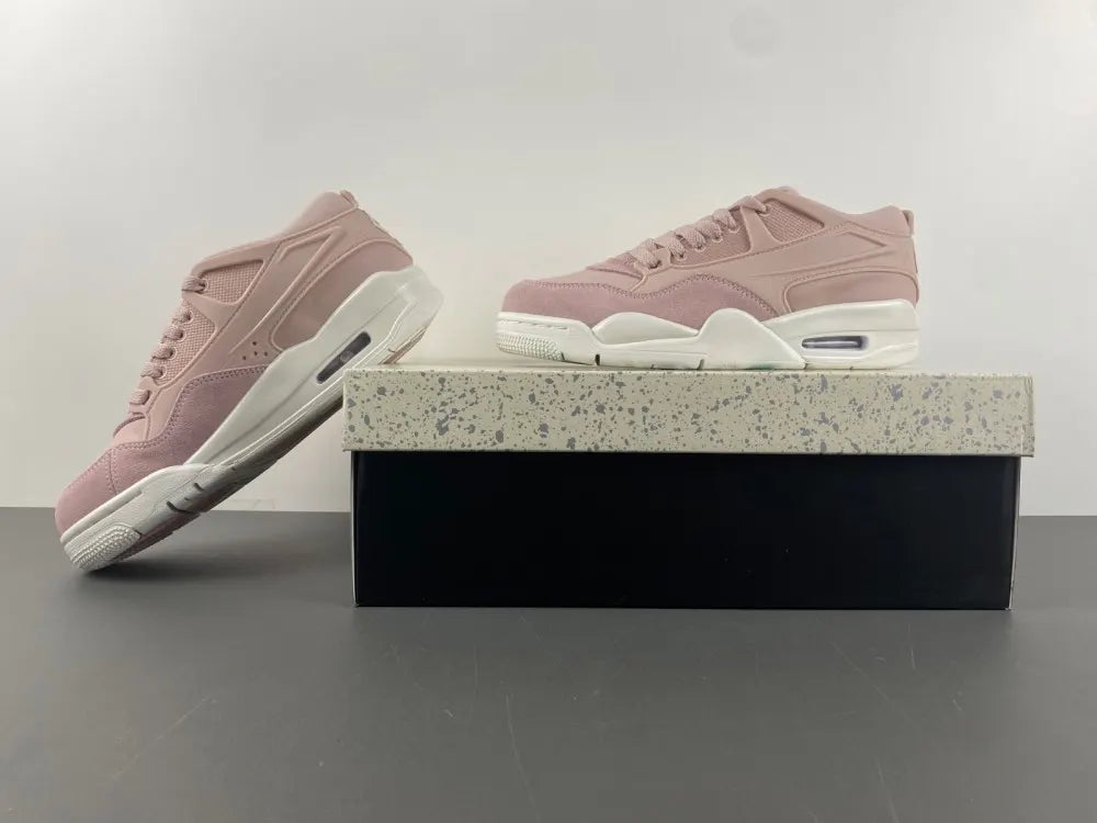 Jordan Pink/White Sneaker - Hình 4
