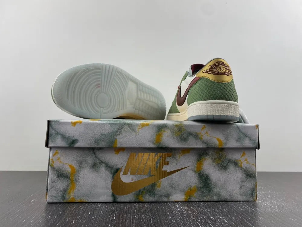 Air Jordan 1 Low Olive Snake - Hình 15