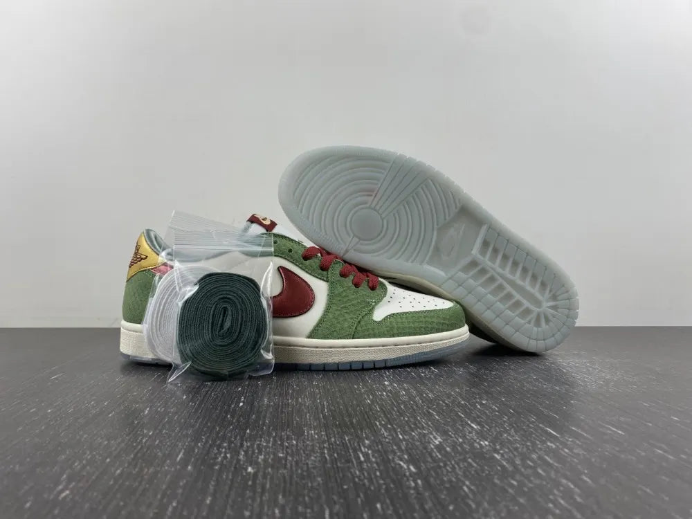 Air Jordan 1 Low Olive Snake - Hình 13