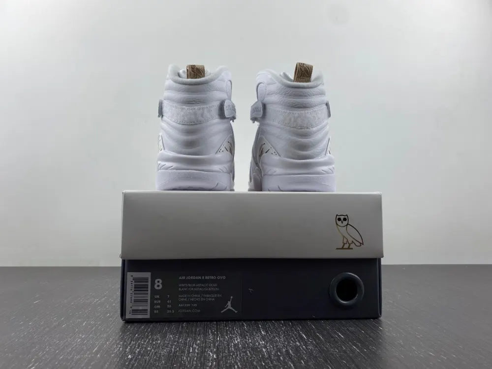 Air Jordan 8 Retro White - Hình 2