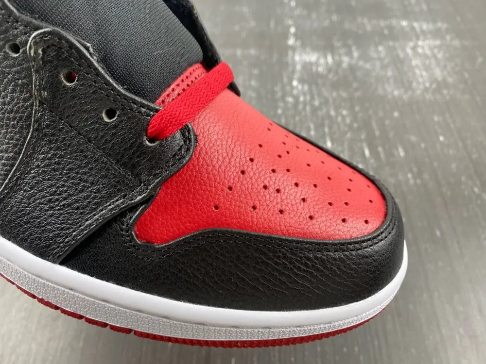 high Air Jordan 1 Retro Black/Red - Hình 14