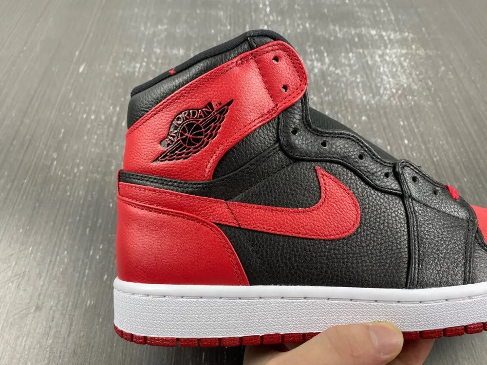 high Air Jordan 1 Retro Black/Red - Hình 13