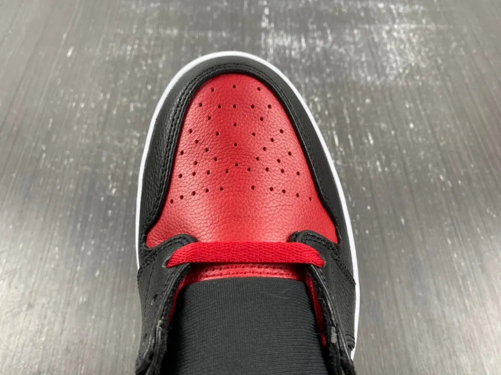 high Air Jordan 1 Retro Black/Red - Hình 12