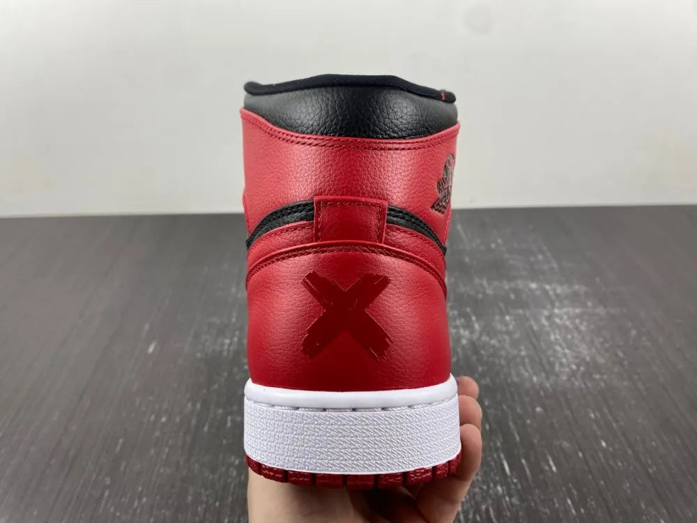 high Air Jordan 1 Retro Black/Red - Hình 9