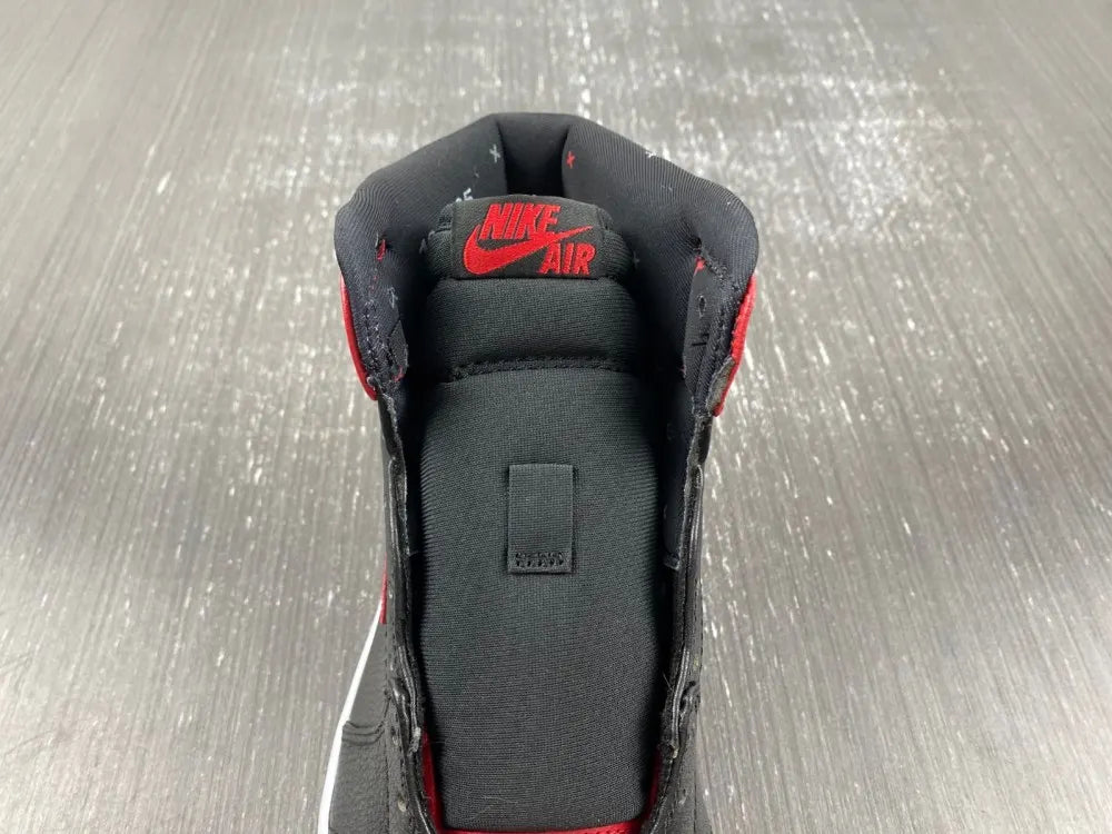 high Air Jordan 1 Retro Black/Red - Hình 11