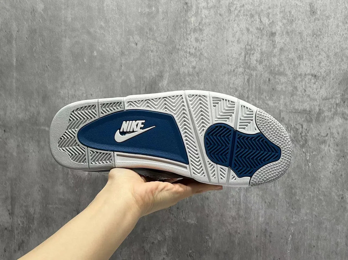 Air Jordan 4 White/Blue - Hình 2