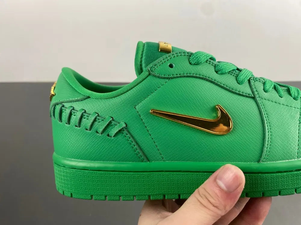 Air Jordan 1 Low Green Gold - Hình 9