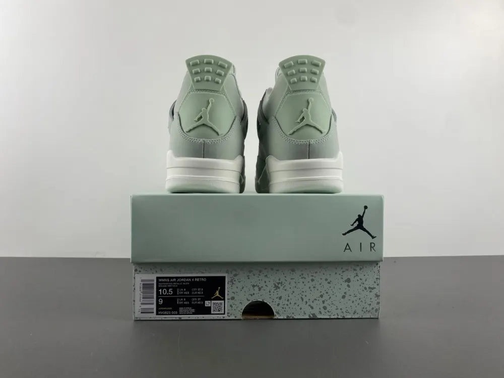 retro Air Jordan 4 Seafoam Green - Hình 9