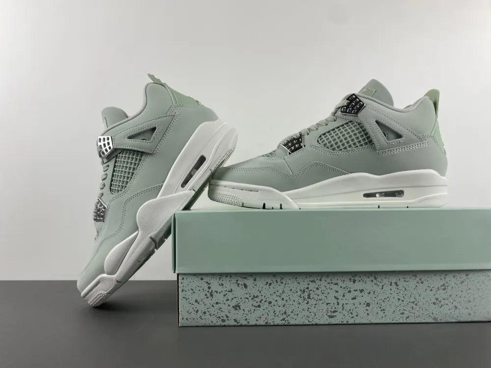 retro Air Jordan 4 Seafoam Green