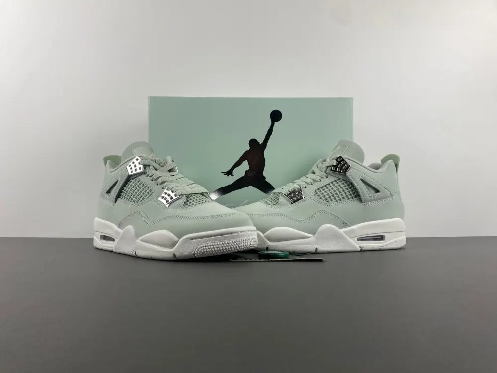 retro Air Jordan 4 Seafoam Green - Hình 14
