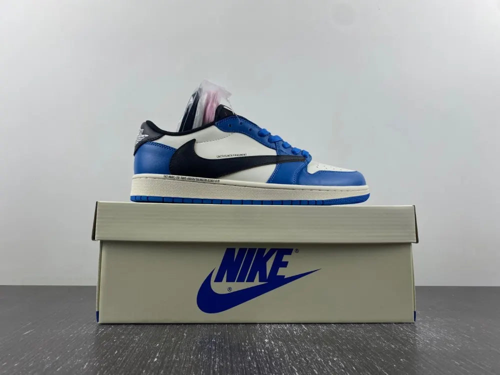 Cactus Jack Fragment Blue White - Hình 2