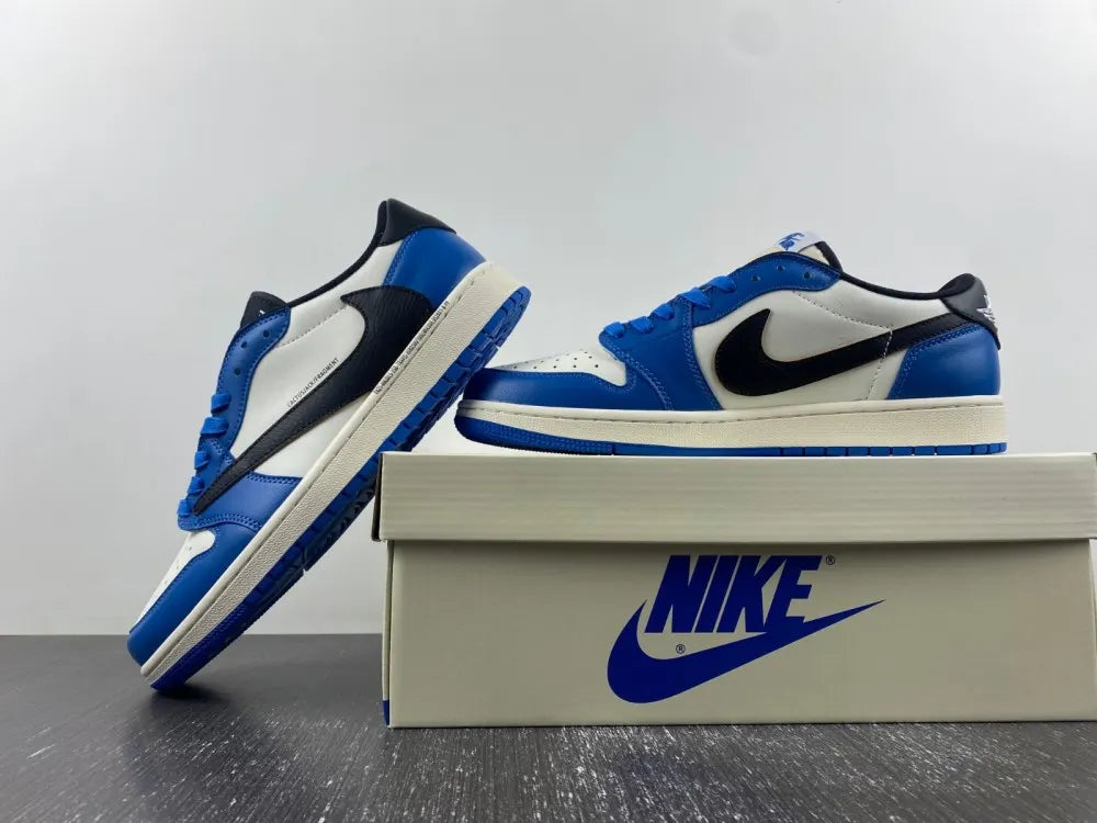 Cactus Jack Fragment Blue White - Hình 6