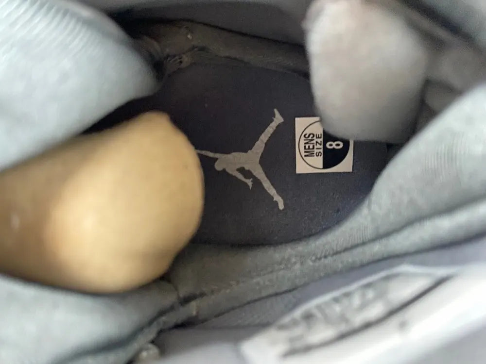 premium Air Jordan 8 Retro Grey Suede - Hình 17