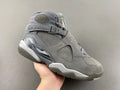 premium Air Jordan 8 Retro Grey Suede