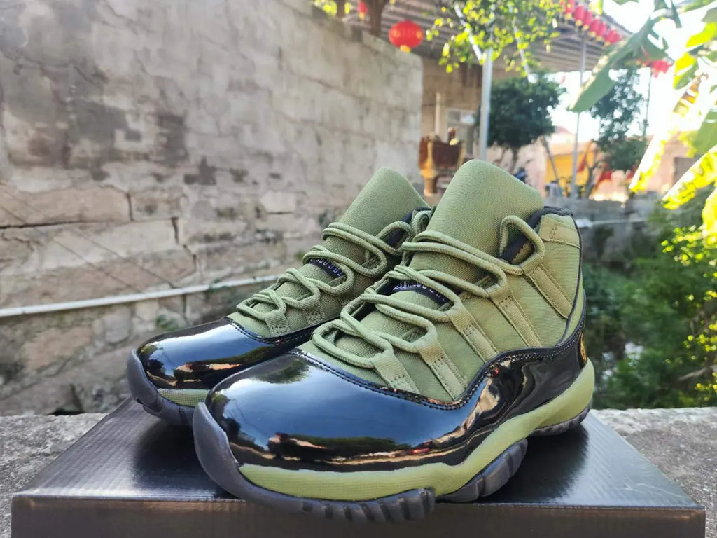 Air Jordan 11 Olive Green
