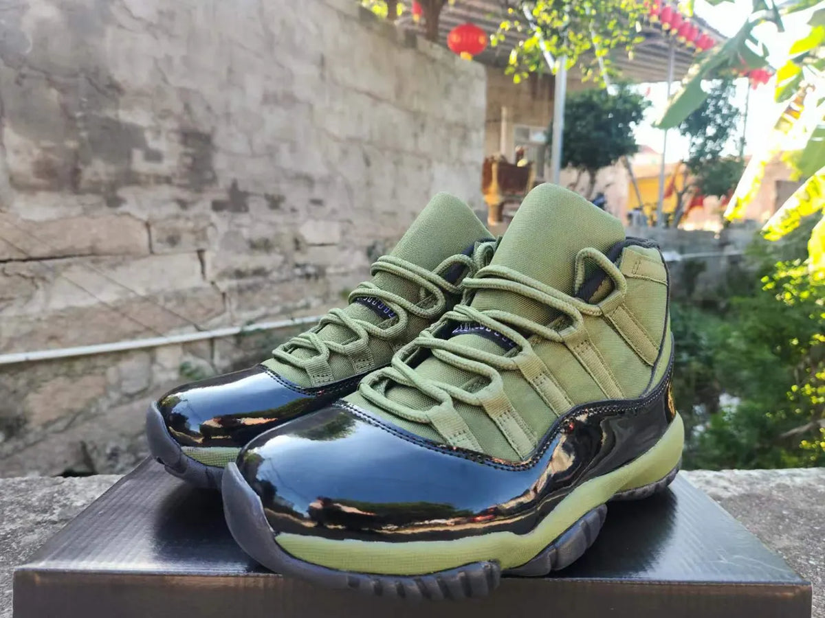 Air Jordan 11 Olive Green