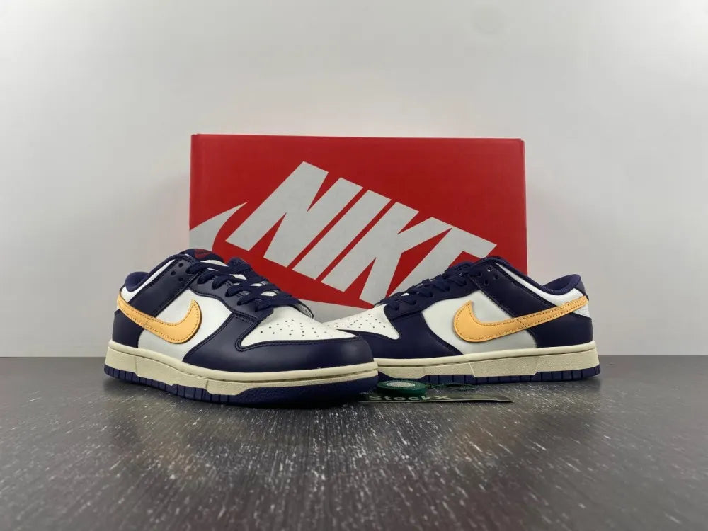 Nike Dunk Low Navy Orange - Hình 11