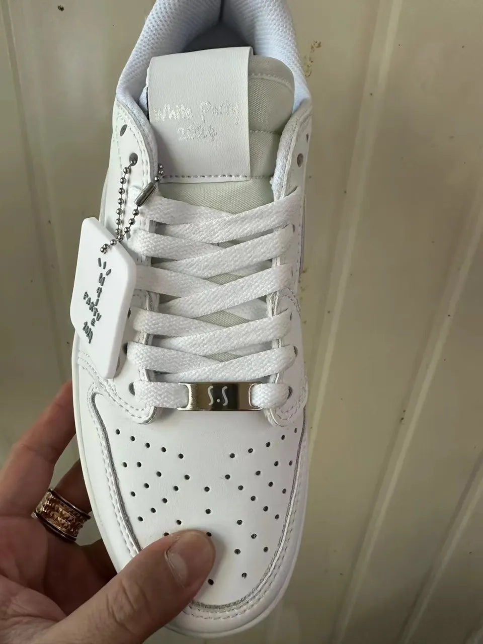 White Party All White Sneaker - Hình 5